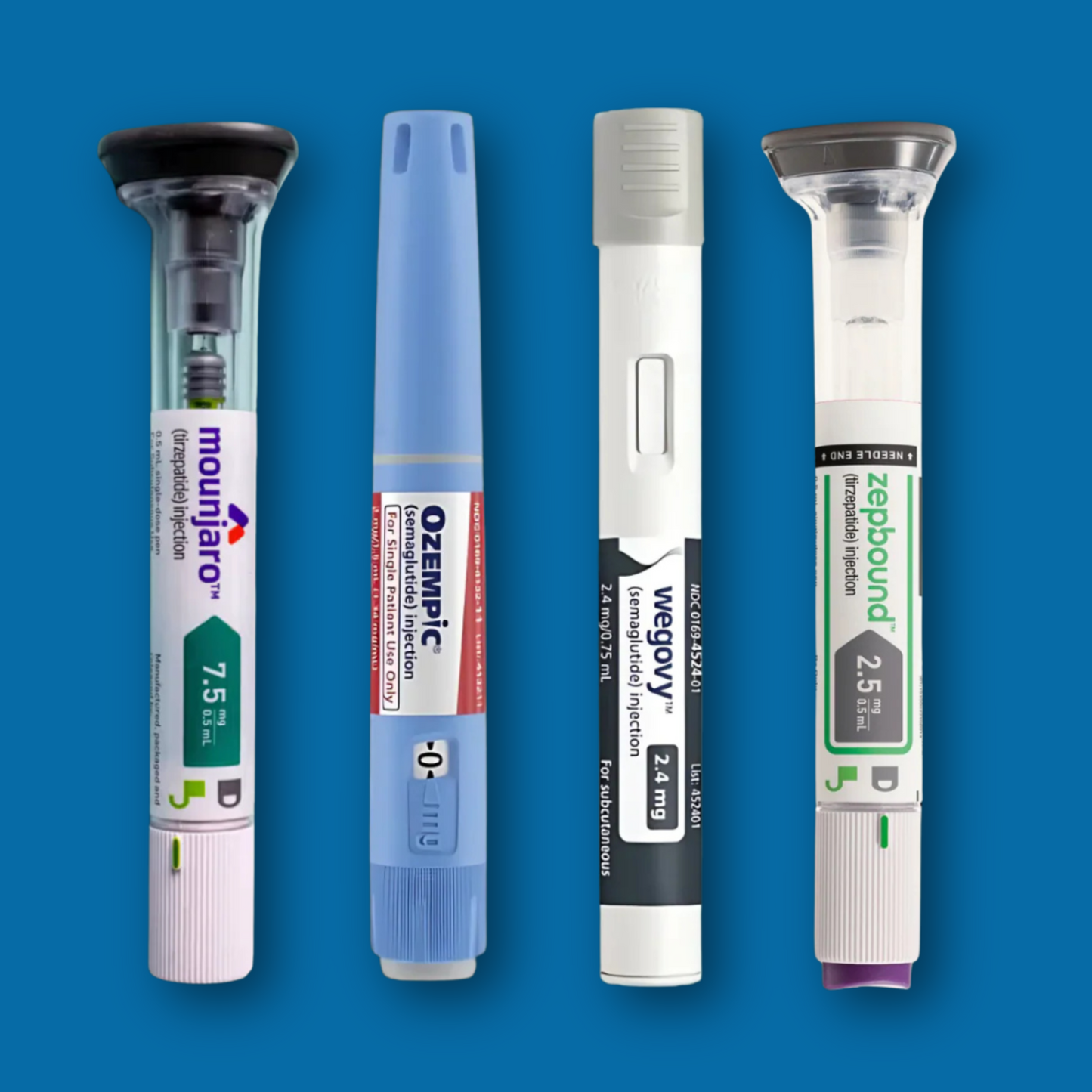 Brand-Name GLP-1 Medications (Wegovy®, Ozempic®, and more)
